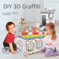 thumbnail image 1 of Juguetes educativos para niños con cohetes de graffitis y pintura de cartón de montaje tridimensional DIY, 1 of 5