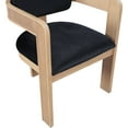 thumbnail image 4 of Meridian Furniture Sacha Black Velvet Dining Chair (Set of 2), 4 of 9