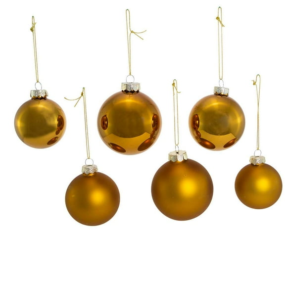 Kurt S. Adler GG0963SMBZ Ornament Set, Bronze