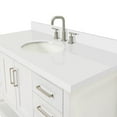 thumbnail image 4 of Ariel S049swqovo Magnolia 48" Free Standing Single Basin Vanity Set - White / Pure White, 4 of 7