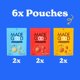 thumbnail image 3 of MadeGood Star Puffed Crackers Variety Pack - Sea Salt, Cheddar, and Pizza (6 Bags - 4.26 Oz Each) Gluten Free and Organic, Healthy Snacks, 3 of 5