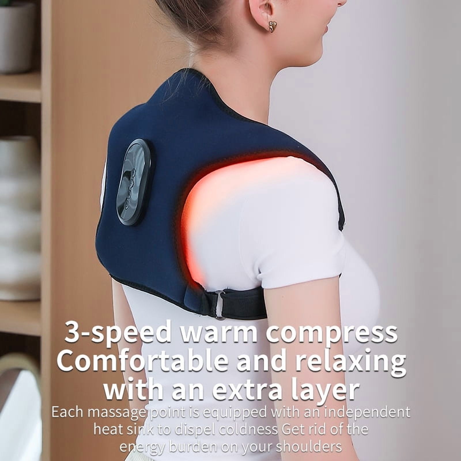 Smart Correction Belt Sensor Orthosis Invisible Reminder Adult and Child,Remote control Sitting Posture Hunchback 4 Modes 3 Levels of Temperature 3 Levels of Vibration Smart Posture Corrector,Black