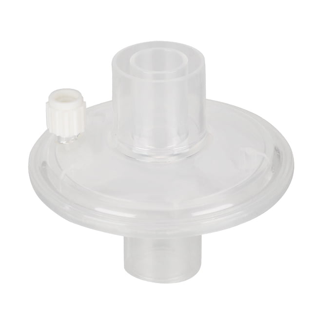 Filtro de bacterias desechable para ventilación, gas, cuerpo extraño, esputo, humedad, transparente, tamaño libre