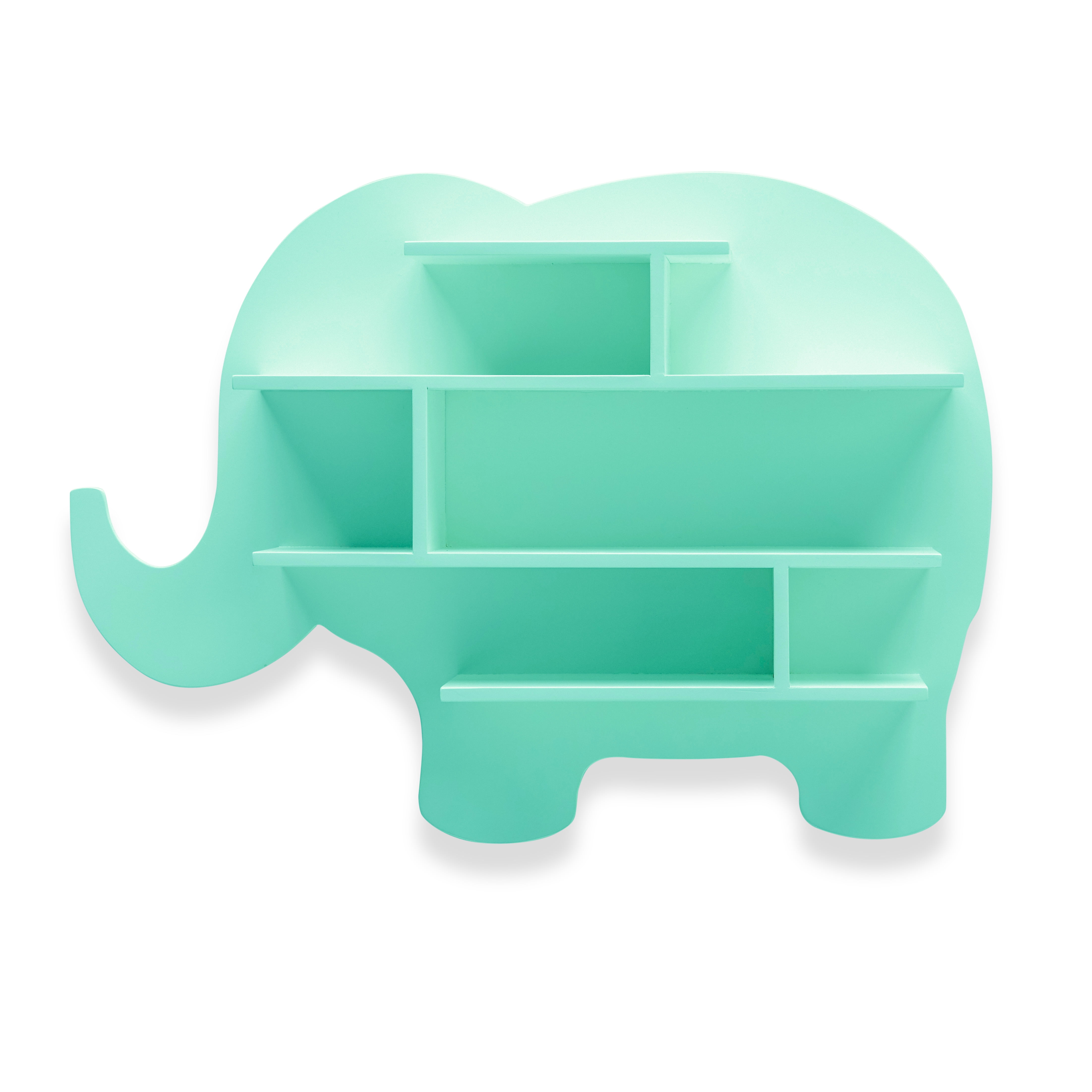 Mint Chip Elephant Wall Shelf By Drew Barrymore Flower Kids Walmart Com Walmart Com