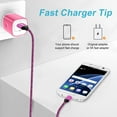 thumbnail image 2 of Micro USB Cable with Android Charger, Hootek 6FT USB A to micro cable High Speed Fast Charging Cable, usb cable micro with USB Wall Charger Fast Charger Adapter Plug, android charger block, Pink, 2 of 8