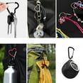 thumbnail image 5 of Pack of 10 Heart Shaped Metal Carabiner Keychain Accessory Portable for Outdoor Climbing and Camping Keyring Hook, 5 of 9