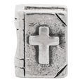 thumbnail image 2 of Kids Bible Charm .925 Sterling Silver Antique Finish Reflection Beads, 2 of 5
