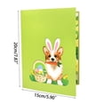 thumbnail image 2 of Milue 3D Easter Corgi Dog Greeting Card Set Spring Season Invitation Card, 2 of 12
