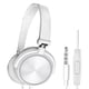 thumbnail image 5 of Auriculares con cable para ordenador, micrófono, graves potentes, para juegos, karaoke blanco, 5 of 9