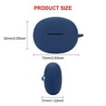 thumbnail image 6 of New Washable Soild Color Anti-drop Headphone Charging Box Sleeve Earbuds Protective Case Silicone Wireless Earphone Shell NAVY BLUE, 6 of 8