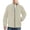 White, variant on Men’s Lightweight Fleece Jacket Zip‑Up Coat, Stand Collar Hood‑Less Warm Polar Fleece Outwear with Zipper Pockets for Hiking Golf Travel Commute Winter Work