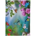 thumbnail image 2 of Blue Butterfly Rectangle Tablecloth, Dust Proof Anti Wrinkle Wipeable Table Cloth Tabletop for of Dinner Kitchen Wedding Holiday Party 60"x108" Home Decor, 2 of 7