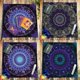 thumbnail image 2 of Mantel de Tarot personalizable, Péndulo de cristal, tela de Altar, astrología, brujería, oráculo pagano, tapete de tarjeta grande qym unisex, 2 of 2