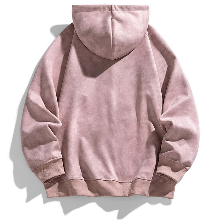 Cotton Hoodie Pink Color Hoodie Mens Men Oversized Hoodie Pastel