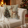thumbnail image 6 of Christmas Pillow Covers 17.7x17.7 Inches Decorative Pillow Cases with Soft Fabric Hidden Zipper for Home Decor, 6 of 6