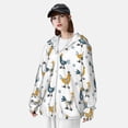 thumbnail image 3 of Daiia Farm Roosters Motif UPF 50+ Veste à Capuche Protection Solaire Légère à Manches Longues pour Femmes Hommes avec Poche Randonnée Extérieur-Petit, 3 of 7