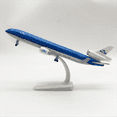 thumbnail image 3 of NATEFEMIN 1/400 Scale Diecast Airplane Model Netherlands MD-11 with Wheels Alloy 20cm Aircraft Collectible Display, 3 of 6
