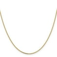 thumbnail image 2 of 14k Gold 1.4 mm Sparkle-Cut Cable Chain Necklace 18 Inch Chain Necklace for Women and Men, 2 of 2