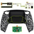 thumbnail image 4 of eXtremeRate Textrued White Back Paddles Kit Upgrade Board Back Shell Buttons for PS5 Controller BDM-010/020, 4 of 7