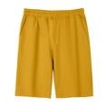 thumbnail image 4 of Pimfylm Shorts Baby Boy Toddler Baby Boy Shorts - Dinosaur Lightweight Cotton Shorts for Kids Boys Summer Elastic Waist Short Pants Yellow,Size for 4-5 Years, 4 of 4