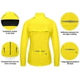 thumbnail image 4 of Little Donkey Andy Women's Lightweight Waterproof Cycling Jacket with Removable Sleeves for Biking Running Golf Yellow XS, 4 of 6