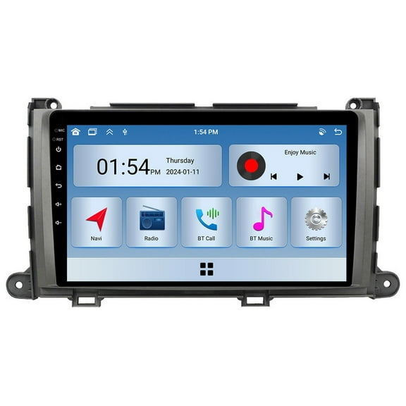 RoverOne 6 128G Android Car Stereo Bluetooth Carplay GPS for Toyota Sienna 3 XL30 2010-2014