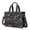 Breast Cancer Butterfly Ribbon Black Pattern, variant on Breast Cancer Ribbon Flower White Pattern Canvas Messenger Tote Bag, Nurse Handbag with Multi Pockets & Removable Strap, Durable Canvas Gifts for Birthday Christmas Thanksgiving