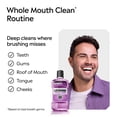 thumbnail image 6 of Listerine Total Care Fluoride Mouthwash for Cavity Prevention, Intense Mint, 33.8 fl oz/1L, 6 of 10