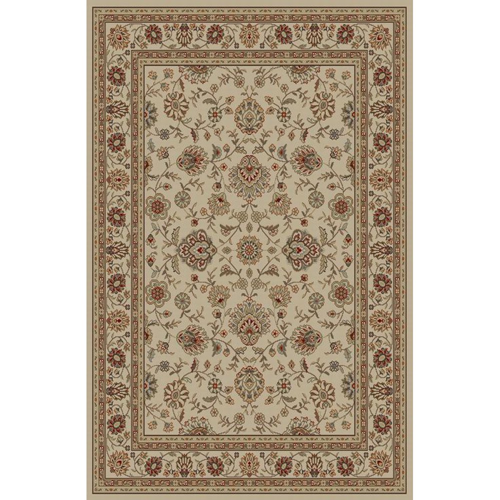 Tayse Elegance Area Rug 5142 Ivory Flower Vines