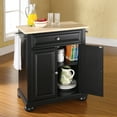 thumbnail image 4 of Crosley Furniture Alexandria Natural Wood Top Portable Kitchen Island, 4 of 9