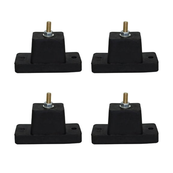 4 Pack Air Conditioner Bracket Vibration Damping Pads Shock Absorbing for Outdoor Units, Noise Reduction Rubber Supports