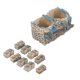 thumbnail image 2 of 10PCS Miniature Rattan Basket Ornaments Simulation Basket Micro Landscape Bonsai Decoration, 2 of 5