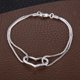 thumbnail image 1 of Nueva pulsera de plata de ley 925 con cuentas, cadena romántica de alta calidad para mujer, regalo de joyería para fiesta de compromiso y boda, 1 of 2