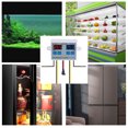thumbnail image 4 of Contrôleur de Température Numérique Double 110-220V LED Celsius Thermostat Régulateur Chauffage Refroidissement Contrôle de Température avec Sondes Étanches pour Refroidisseur Chauffage Aquarium, 4 of 8