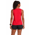 thumbnail image 3 of Expert Brand USA-Made Women's Oxymesh™ Athletic Sleeveless T-Shirt, Red, Small, 3 of 6