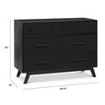 thumbnail image 5 of DaVinci Otto 6 Drawer Dresser in Ebony, 5 of 5