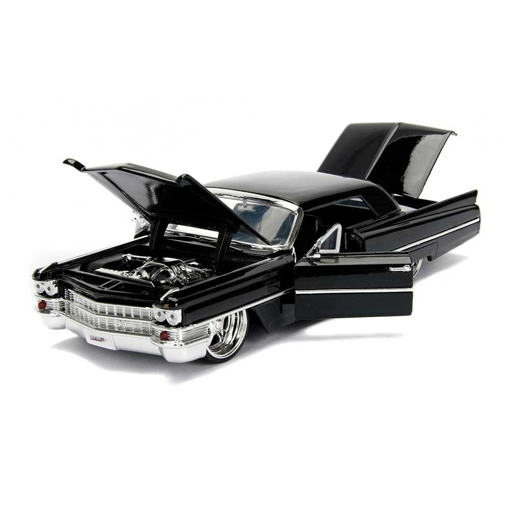 Jada 1/24 1963 キャデラック JADA Toys DUB CITY OLDSKOOL 1963 CADILLAC BLACK 1:24 Diecast