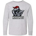 thumbnail image 3 of Inktastic Knights Long Sleeve Youth T-Shirt, 3 of 5