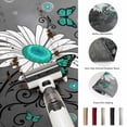 thumbnail image 5 of Large Area Rugs 8'x10', Daisy Butterfly Carpet Runner Indoor Outdoor Rugs Home Decor Aesthetic, Spring Floral Teal Butterflies Modern Art Non Slip Mats Washable Accent Rug for Living Room Bedroom, 5 of 8