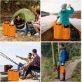 thumbnail image 5 of PinesC Sac Étanche à Sec, Sac de Rangement Léger avec Sifflet d'Urgence pour Voyage orange (3L) 3L, 5 of 5