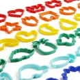 Way to Celebrate 110Piece Fun Shapes Plastic Cookie Cutter Set Large