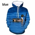 thumbnail image 5 of Sudadera con capucha de moda para hombre, ropa con estampado 3D, sudaderas con capucha de caza de patos, sudaderas con capucha casuales de manga larga para hombres y mujeres, sudaderas con capucha, ro, 5 of 5