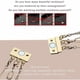 thumbnail image 5 of Armario para joyería Hebilla de pulsera magnética 2 filas 3 filas plata, 5 of 5