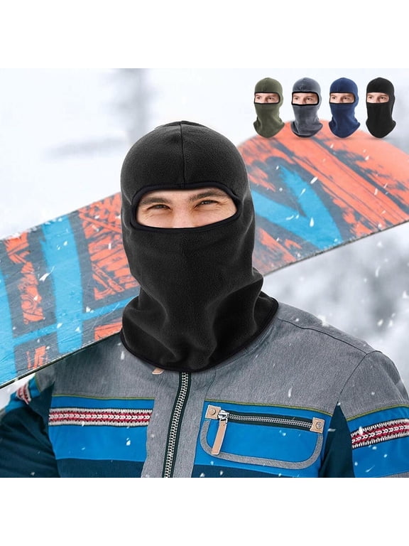 Winter Balaclava Face Mask, Ski Full Face Cover, Windproof Thermal Warm Outdoor Sports Cycling Riding Running Hat for Men and Women