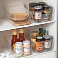 thumbnail image 3 of Plastic Food Storage U-Type Bins Without Cover - Clear Plastic BPA Free Storage Rack, 3 of 9