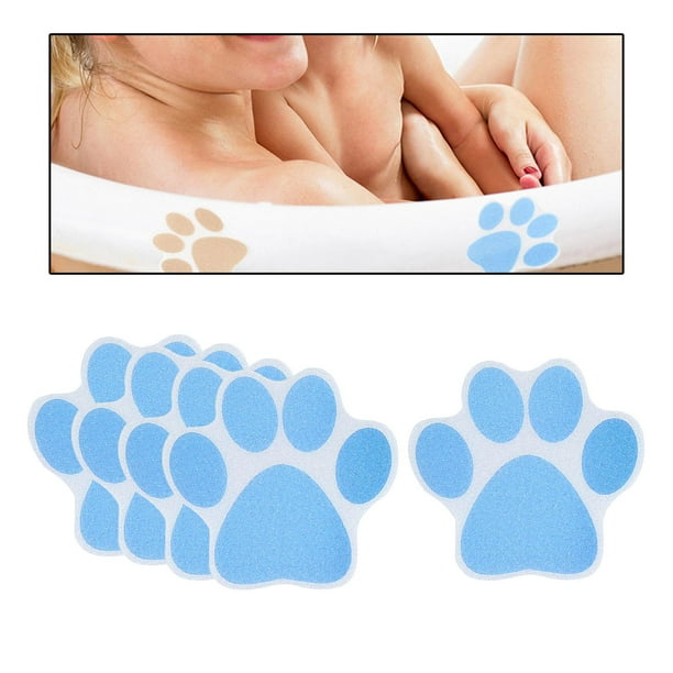 5 Pegatinas Antideslizantes para Bañera, Pegatinas Estampado de Patas, Adhesivos Antideslizantes, Apliques Antideslizantes para Cuarto de Soledad Pegatinas de bañera