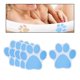 thumbnail image 5 of Pegatinas antideslizantes para bañera, 5 uds., con estampado de pata, antideslizantes, adhesivos de tracción, apliques para piscina, bañera, Azul S Gloria Pegatinas de bañera, 5 of 9