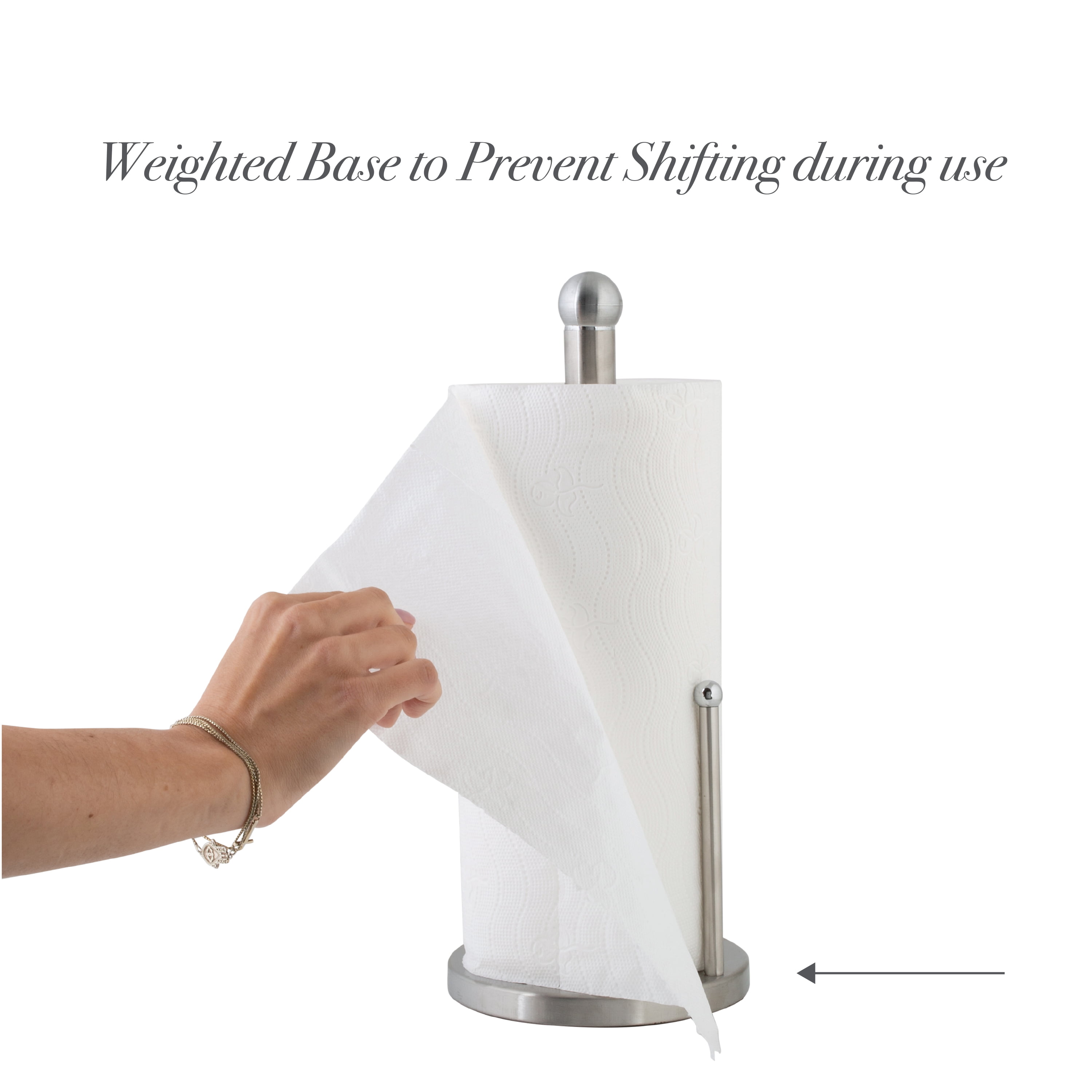 Kitchen Details Paper Towel Holder - Onyx