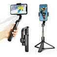 thumbnail image 2 of Palo de Selfie Irfora L08 Gimbal Stabilizer Selfie Stick Trípode BT4.0 Aleación de aluminio inalámbrica Selfie Stick Trípode plegable para teléfono inteligente Negro Irfora Palo de Selfie, 2 of 5