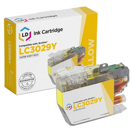 LD Compatible Brother LC3029 / LC3029Y Super High Yield Yellow Ink Cartridge for use in MFC-J5830DW, MFC-J5830DWXL, MFC-J5930DW, MFC-J6535DW, MFC-J6535DWXL &